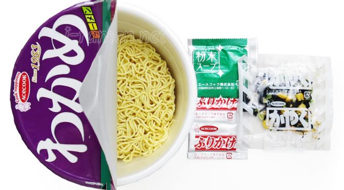 No.5896 エースコック わかめラーメン ごま・しお 三島のゆかり仕立て