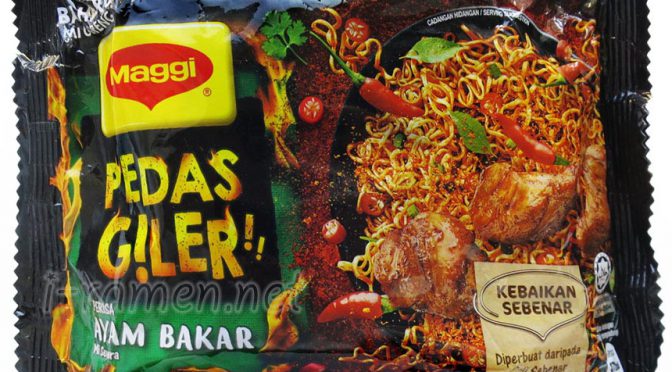 No.6506 Maggi (Malaysia) Pedas Giler!! Perisa Ayam Bakar