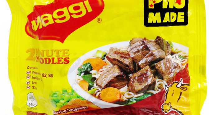 No.6518 Maggi (Papua New Guinea) 2 Minute Noodles Beef Fleiva