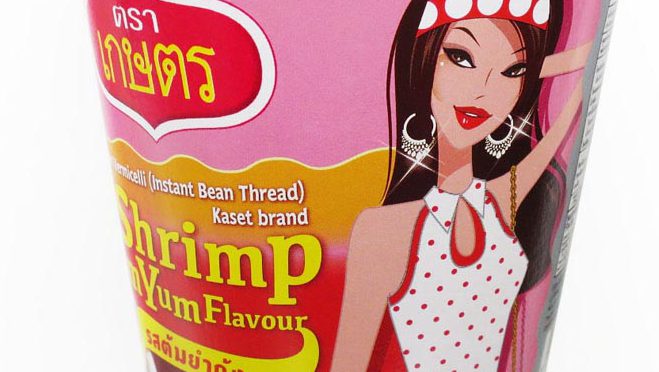 No.6521 KASET (Thailand) Instant Bean Vermicelli Shrimp Tom Yum