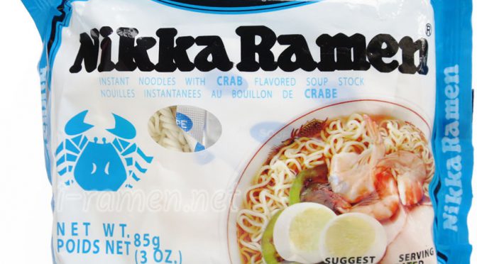 No.6614 日華食品 Nikka Ramen Crab Flavour（タヒチ向け製品）