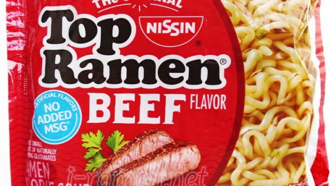 No.6637 Nissin Foods (USA) Top Ramen Beef Flavor