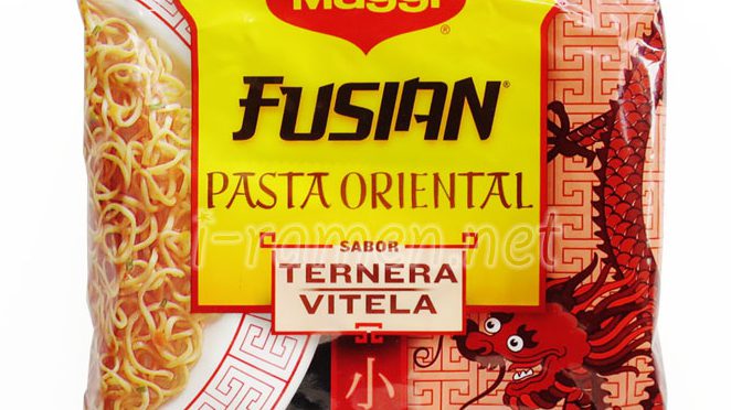 No.6666 Maggi (Spain) Fusian Pasta Oriental Sabor Ternera