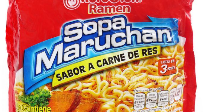 No.6748 Sopa Maruchan (USA) Sabor a Carne de Res