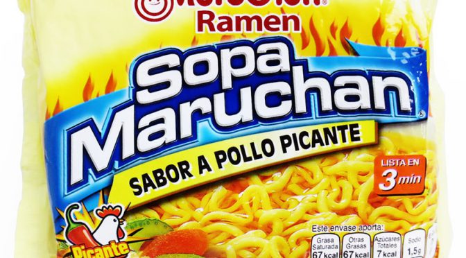 No.6758 Sopa Maruchan (USA) Sabor a Pollo Picante