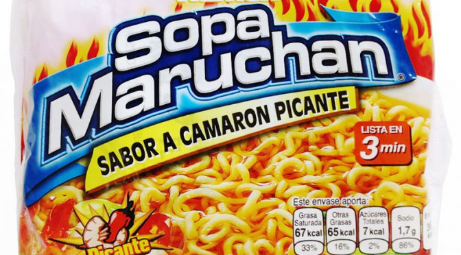 No.6768 Sopa Maruchan (USA) Sabor a Camaron Picante