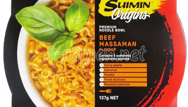 No.6788 Suimin Origins (Australia) Premium Noodle Bowl, Beef Massaman Flavour