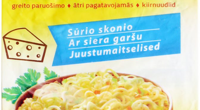 ウクライナの即席ラーメン Українська локшина швидкого приготування