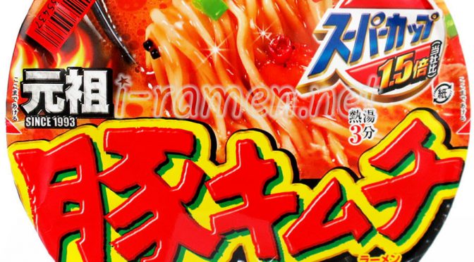 No.7101 エースコック スーパーカップ1.5倍 豚キムチラーメン
