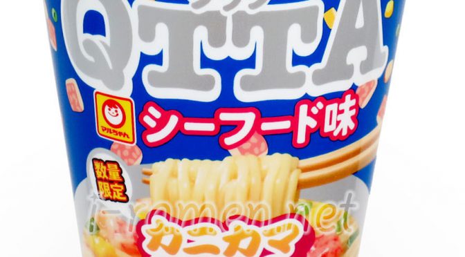 No.7146 Maruchan QTTA シーフード味 カニカマ200%（数量限定発売）