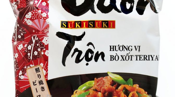 No.7208 Acecook Vietnam (Vietnam) Udon Sukisuki Trộn Hương Vị Bò Xốt Teriyaki