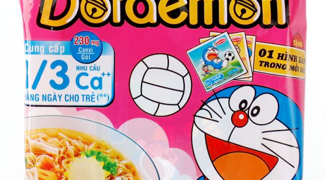 No.7248 Acecook Vietnam (Vietnam) Mì Doraemon Hương vị Tôm Gà Tỏi Phi