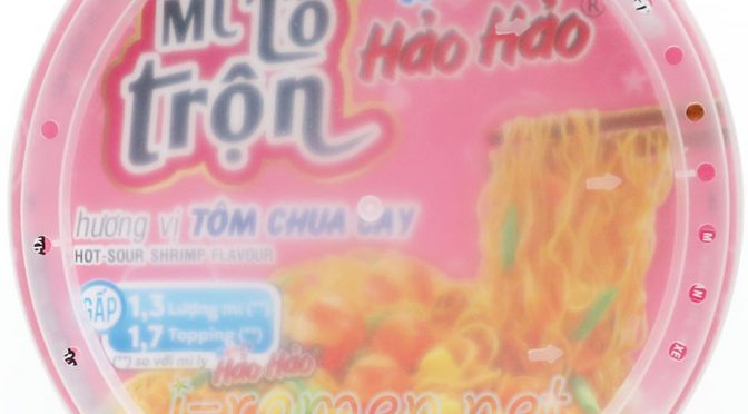 No.7257 Acecook Vietnam (Vietnam) Mì Tô Trộn Handy Hảo Hảo Hương vị Tôm Chua Cay