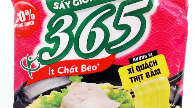 No.7272 Nissin Foods Vietnam (Vietnam) Mì Không Chiên 365 Xí Quách Thịt Bằm