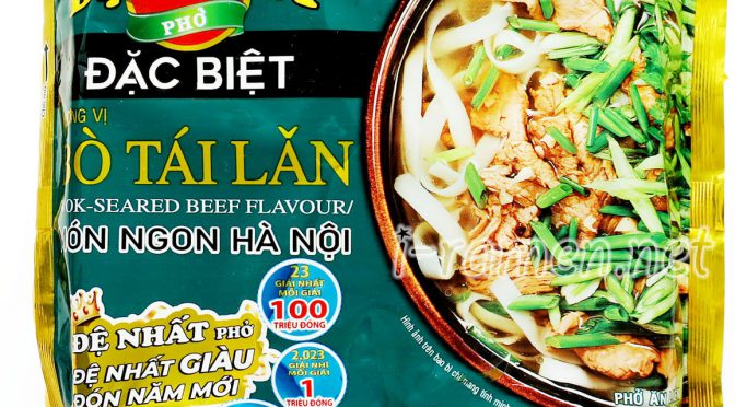 No.7309 Acecook Vietnam (Vietnam) Đệ Nhất Phở Đặc Biệt Bò Tái Lăn Mon Ngon Ha Noi