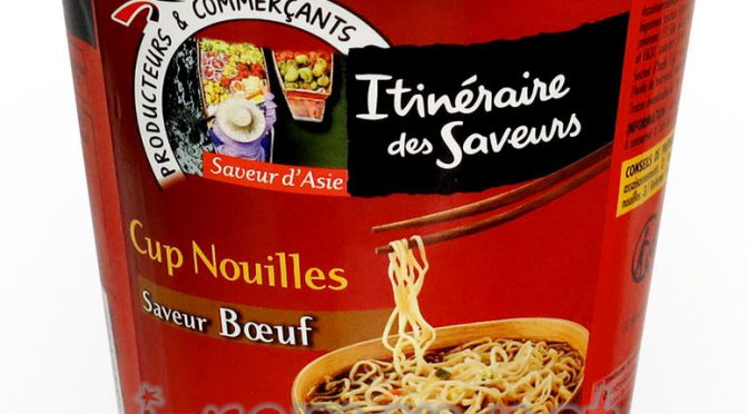 No.7329 Intermarché (France) Itinéraire des Saveurs Cup Nouilles Saveur Bœuf