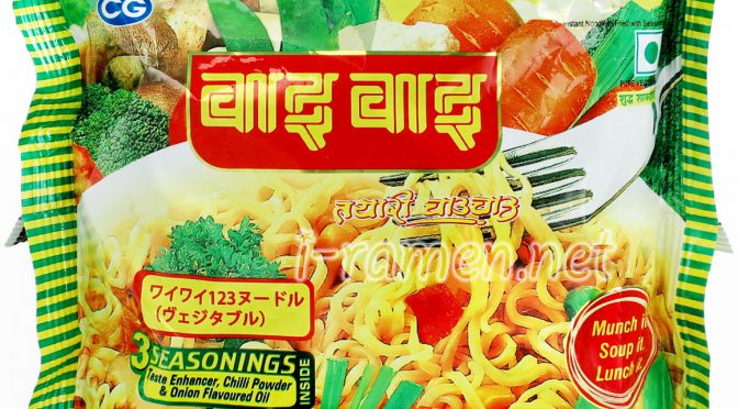 No.7333 वाइवाइ / WaiWai (Nepal) 123 Noodles Vegetable