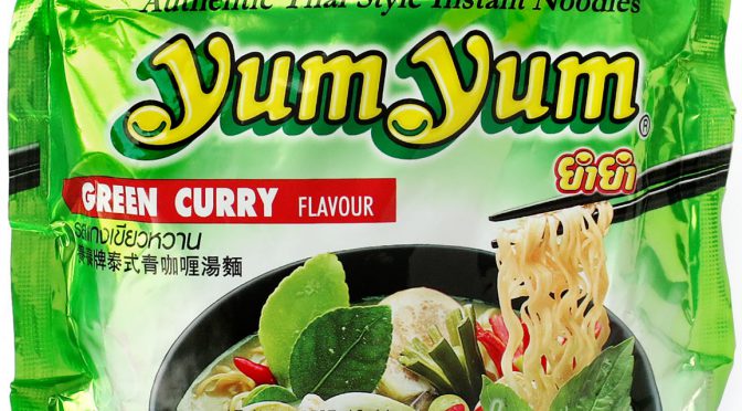 No.7357 YumYum (Thailand) Instant Bag Noodles Green Curry Flavour